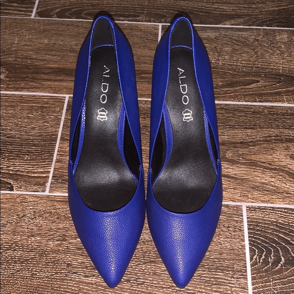 Aldo Genuine Leather Blue heels